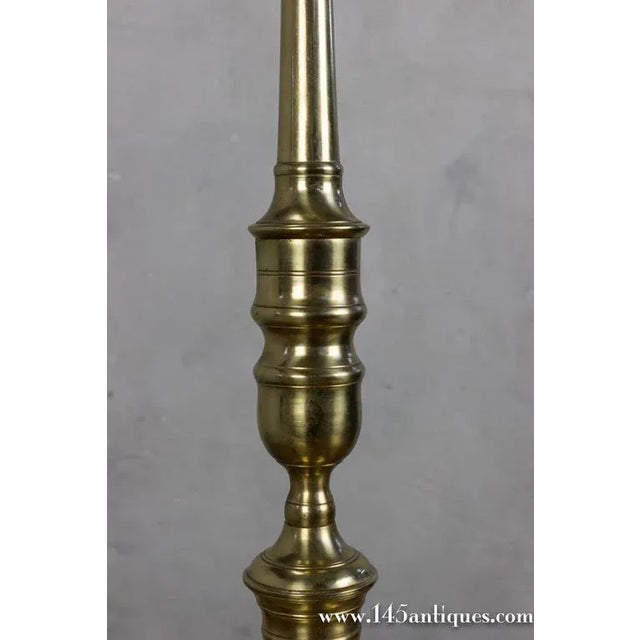 Metal French Bronze and Brass Table Lamp, 1940s For Sale - Image 7 of 9