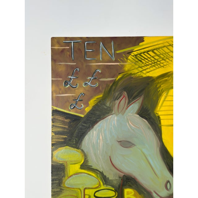 Steven E Robertson, Ten £ Banger, 2025, Oil on Canvas For Sale - Image 3 of 11