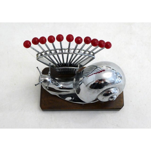 Art Deco Appetizer Set, 1930s For Sale - Image 4 of 14