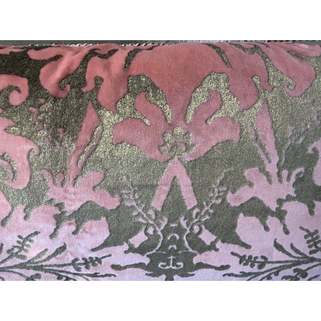Mary Jane McCarty Designs Fortuny Velvet Pillow For Sale - Image 4 of 4