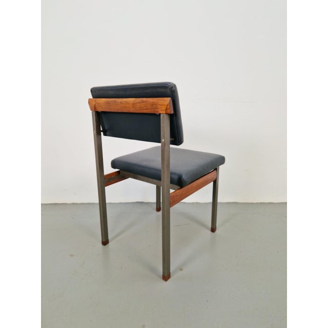 Pali Dining Chairs and Table by Louis van Teeffelen for Wébé, 1960s, Set of 6 For Sale - Image 4 of 18