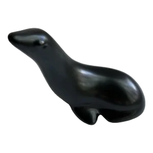 Mid-Century Howard Pierce Black Seal Figurine
