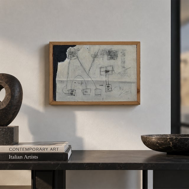 Massimo D'orta, Childhood #1, 2006, Mixed Media on Canvas, Framed For Sale - Image 3 of 4
