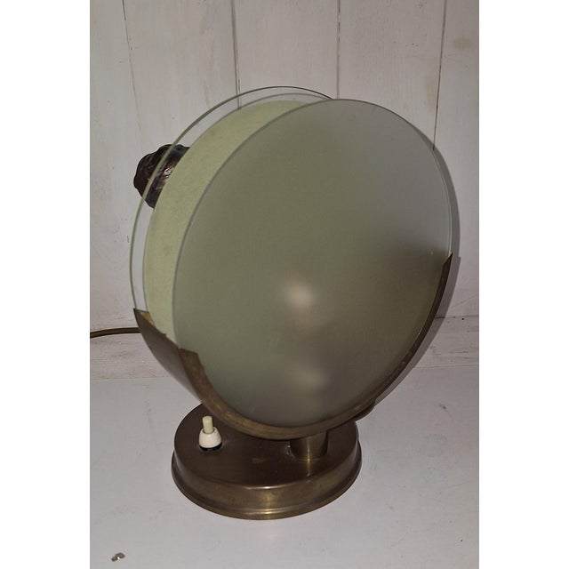 Antique Angel Slhouette Table Lamp with Brass Base, 1920 For Sale - Image 9 of 10