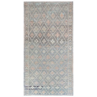 Doris Leslie Blau Vintage Tribal Moroccan Handmade Wool Rug For Sale
