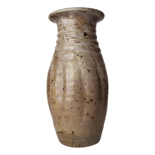 Sandstone Vase by Alain Magne, La Borne, 1970s For Sale