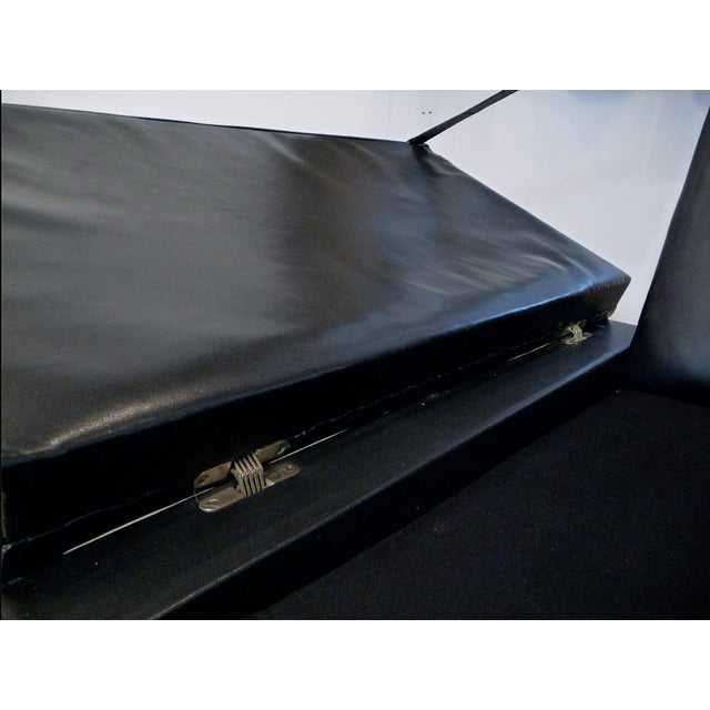 Classical Leather Knole-Type Two-Seater Sofa, Germany, 1960s For Sale - Image 15 of 18