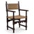 Late 19th Century 19th-C. French Louis XVIII Style Carved Walnut & Rush Bobbin Turned Arm Chairs - Pair For Sale - Image 5 of 9