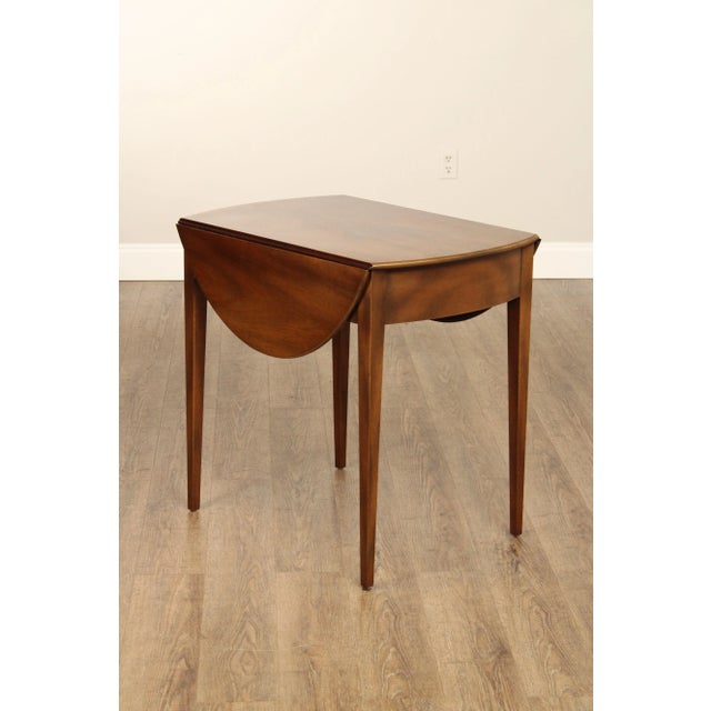 Kittinger Williamsburg Adaptation Mahogany Pembroke Side Table For Sale - Image 12 of 12