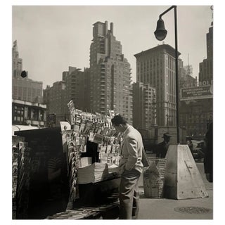 Pierre Boulat, Newsstand, New York, 1946, Silver Print For Sale