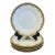Antique Bernardaud B&c Limoges Gilt Greek Key Dessert Plates - Set of 5 For Sale