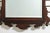 Chippendale Craftique Chippendale Mahogany Hanging Wall Mirror For Sale - Image 3 of 7