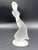 White 1930s Frosted Art Deco Dancing Lady Figurine For Sale - Image 8 of 8