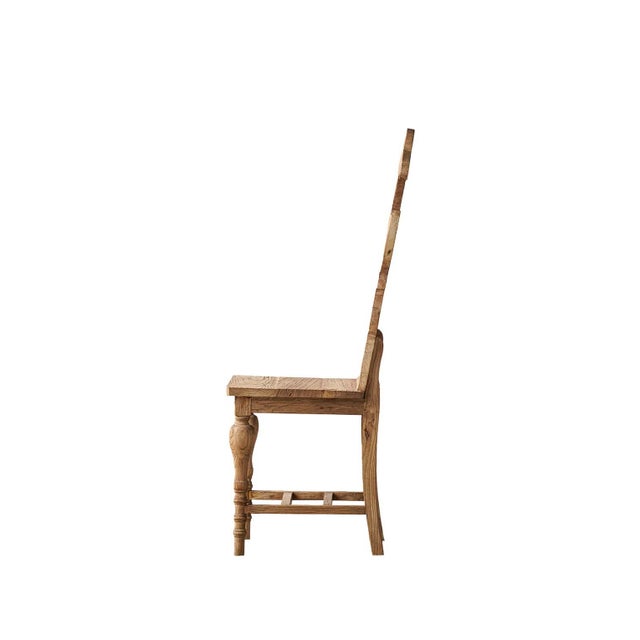2020s Matthew Izzo Home Chinese Colonial Wood Dining Chair For Sale - Image 5 of 5