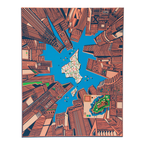 Risaburo Kimura, City 378, Silkscreen