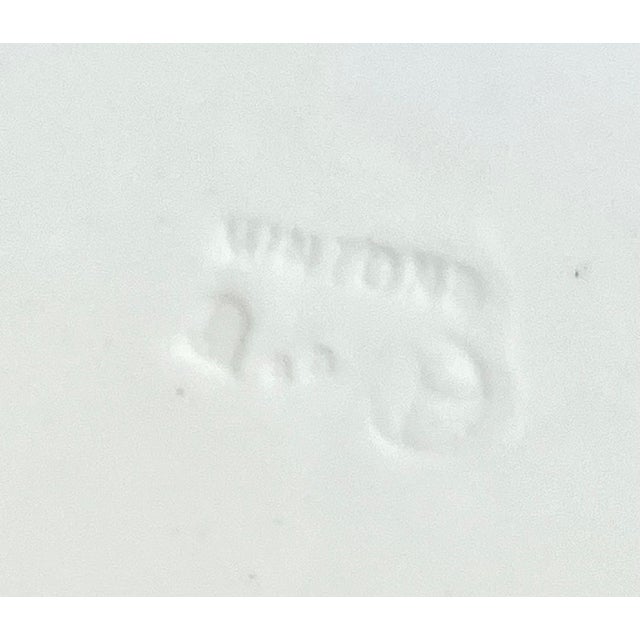 Antique Minton Fibre Red Pattern Rimmed Soup Bowl For Sale - Image 12 of 12