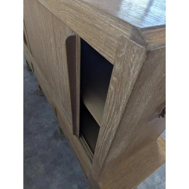 Spanish Renaissance Style Sideboard in Limed Oak For Sale - Image 9 of 18