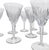 A rare find from a prominent Atlanta estate, these Royal Leerdam 'Contessa' claret glasses are a masterclass in mid-...