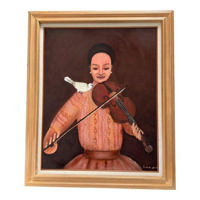 1990s Original Oil Painting Signed by Artist For Sale