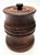 Offered is a carved and sculpted Teak wood pepper mill that has an integrated salt shaker designed by Richard Nissen and...