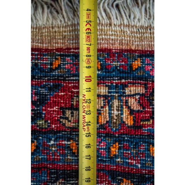 Hand-knotted Yazd rug. High-quality wool pile on a cotton warp. Weaving density of around 160,000 knots per m2. This Yazd...