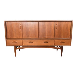 Mid 20th Century Small G Plan "Scandinavian Range" Credenza in Teak For Sale