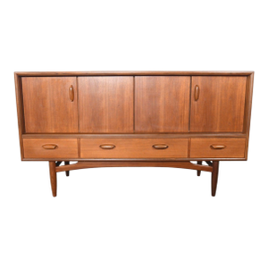 Mid 20th Century Small G Plan "Scandinavian Range" Credenza in Teak