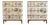 Swedish Modern Nordens Flora Chests in the style of Josef Frank by Cam Lindman, Sweden, 1940s, Set of 2 For Sale