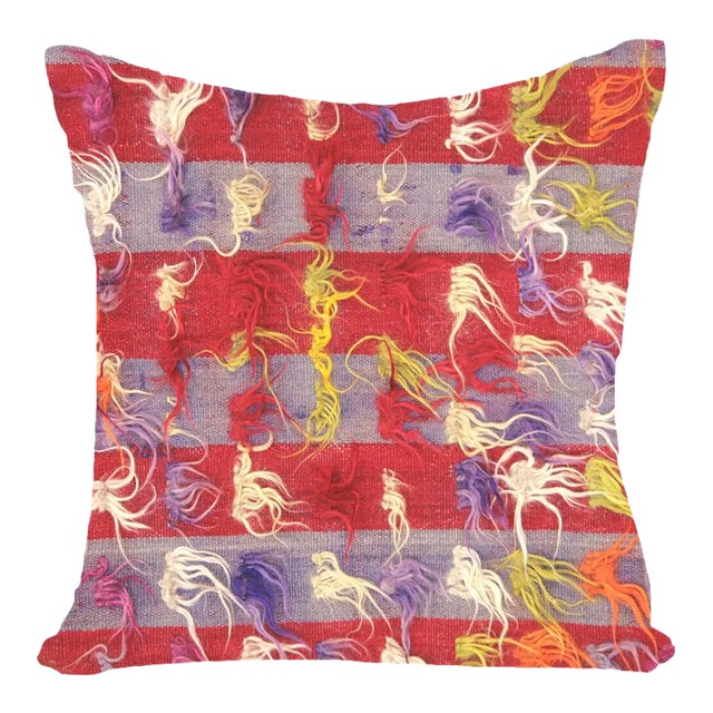 1960s Turkish Tulu Pillow For Sale