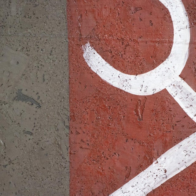 1980s Manuel Rufi Gibert, Abstract Symbolic Composition, 1980s, Oil on Board For Sale - Image 5 of 11