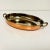 Mid 20th Century Mid-Century French Style Oval Au Gratin Copper Sauté Pan With Brass Handles, Stainless Steel. For Sale - Image 5 of 9