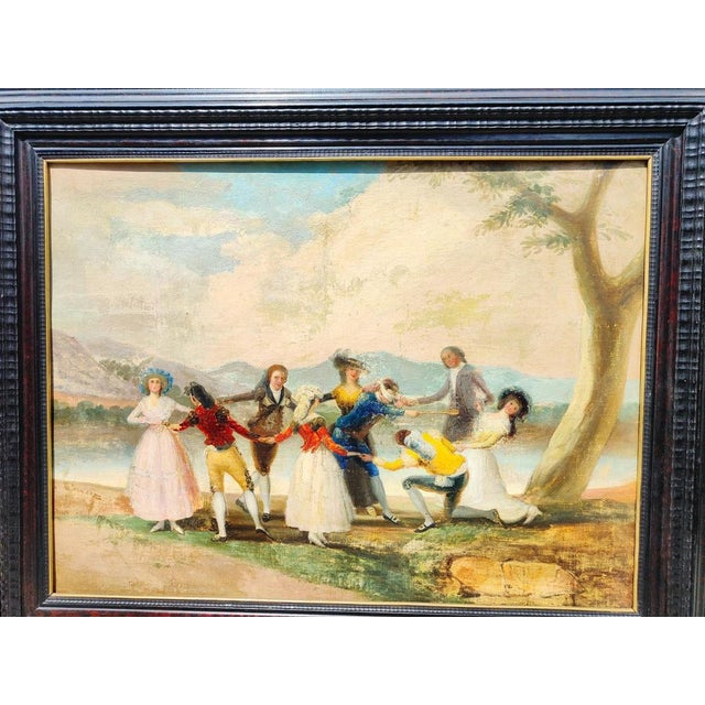 After Goya, Oil on Canvas, 18th Century, Framed For Sale - Image 12 of 14
