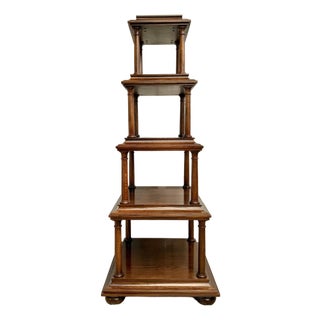 Late 20th Century Baker Furniture Architectural Graduated Tier Étagère For Sale