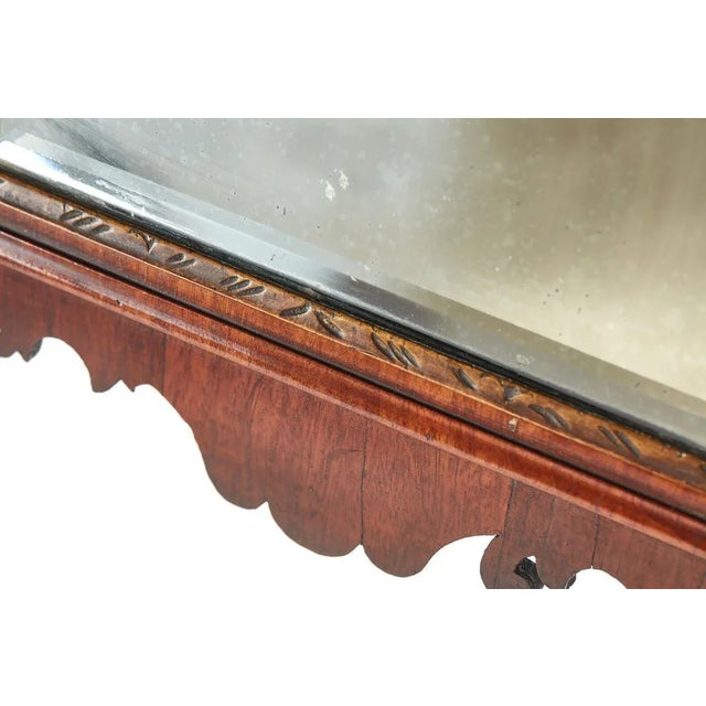 Antique Mahogany Wall Mirror For Sale - Image 5 of 6
