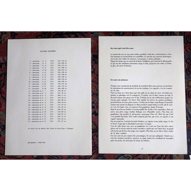 Photography Vintage Mid 20th C. Joan Miro Derriere Le Miroir Abstract Quadrichrome Photographic Prints - Set of 8 For Sale - Image 7 of 9