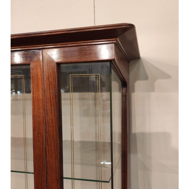 Metal Italian Display Cabinet with Parchment from La Permanente Mobili Cantù, 1950s For Sale - Image 7 of 11