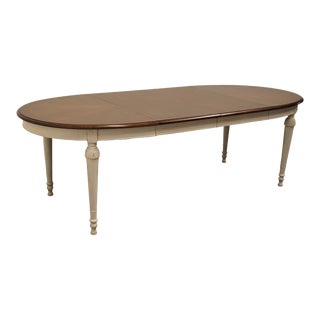 Drexel Furniture French Provincial 96" Oval Dining Table For Sale