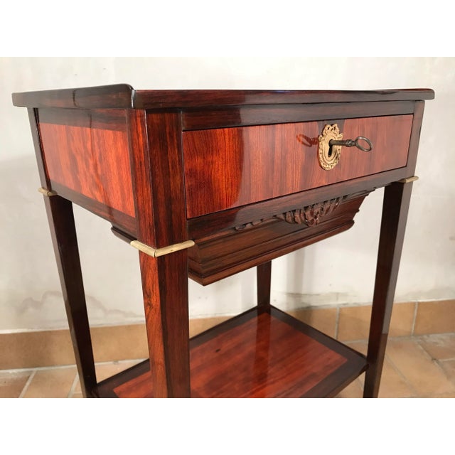 1810-20 Antique French Sewing or Side Table For Sale - Image 10 of 11