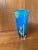 Vintage Hand Blown Blue Art Glass Vase With Colorful Inclusions For Sale In Saint Louis - Image 6 of 6