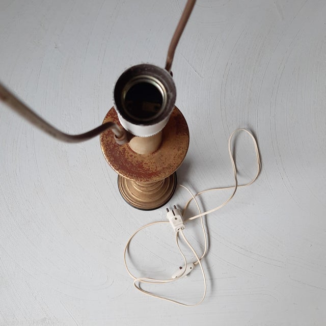 Wood Florentine Wooden Table Lamp, 1960s For Sale - Image 7 of 9