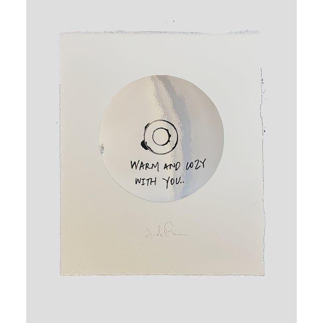 Jake's inspiration for this series comes from Jean-Michel Basquiat's "Now's the Time" 1985. Metallic paper and ink on paper.