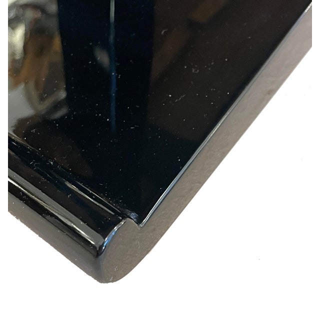 Art Deco Dining Table in Black Lacquer, 1930 For Sale - Image 10 of 13