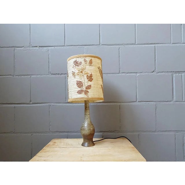 Mid-Century Modern Ceramic Table Lamp from Jean Tessier Atelier du Cep, 1960s For Sale - Image 3 of 11