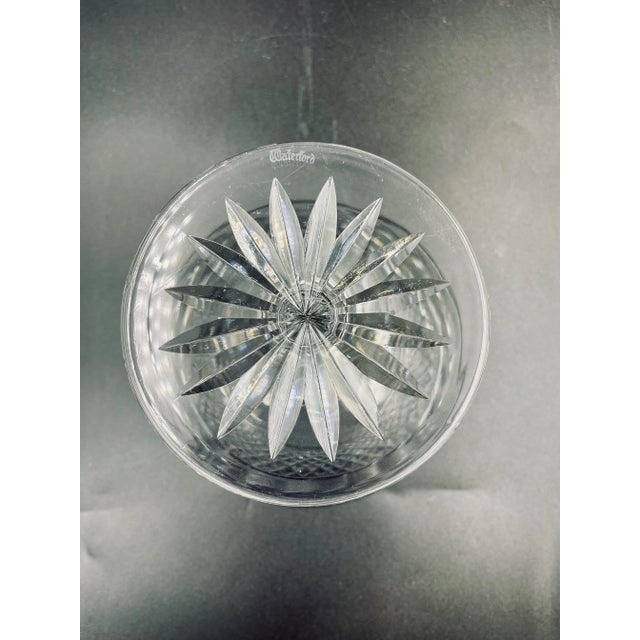 Transparent Pair of Corresponding Vintage Waterford Glandore Crystal Compotes For Sale - Image 8 of 13