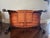 Brown Chippendale Style Ball and Claw Foot, Cabriole Legs, Leather Top With Inlaid Rectangular Mahogany Coffee Table For Sale - Image 8 of 10