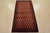 Cabin Baloch Rug 3’6” X 6’10” Red Wool Vintage Tribal Hand-Knotted Oriental Carpet For Sale - Image 3 of 12