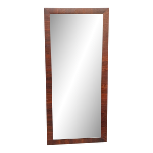 Scandinavian Modern Style Rosewood Mirror Attributed to Milo Baughman