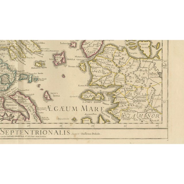 Antique Map of Northern Greece and Balkans Macedonia with Thrace and Illyria, 1818 For Sale - Image 4 of 9
