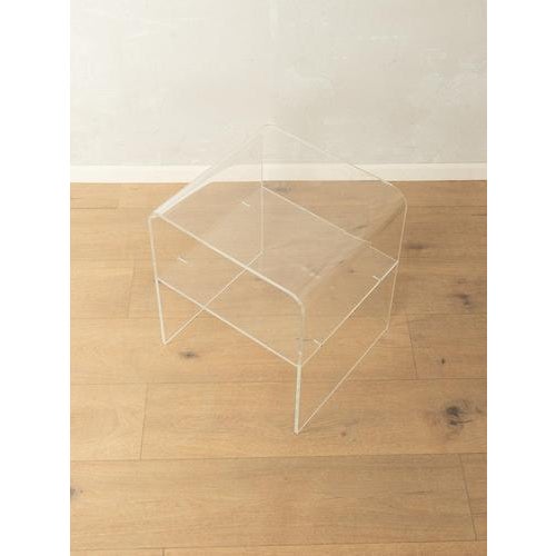 Vintage Acrylic Side Table, 1960s For Sale - Image 5 of 8