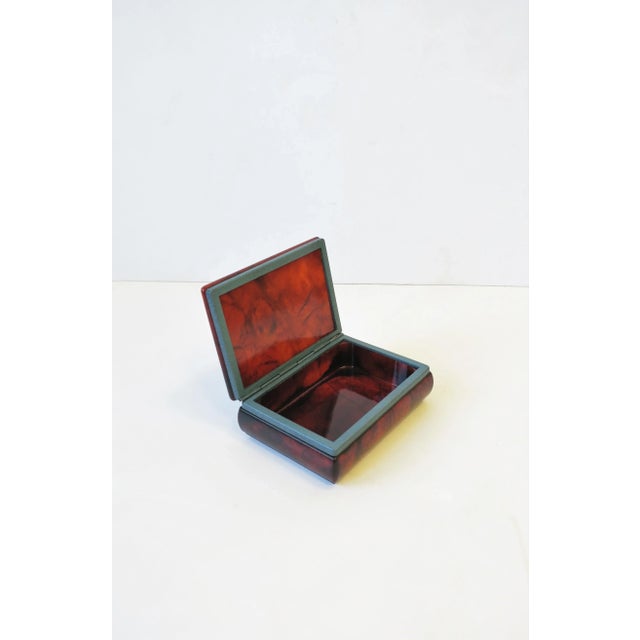 Italian Alabaster Marble Jewelry Box For Sale - Image 10 of 13